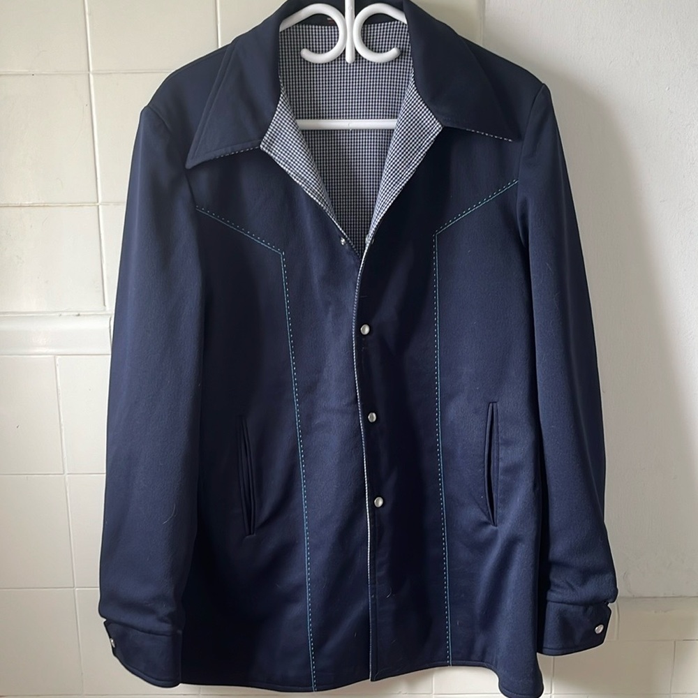 Reversible, tailored in the USA Jacket with four pockets